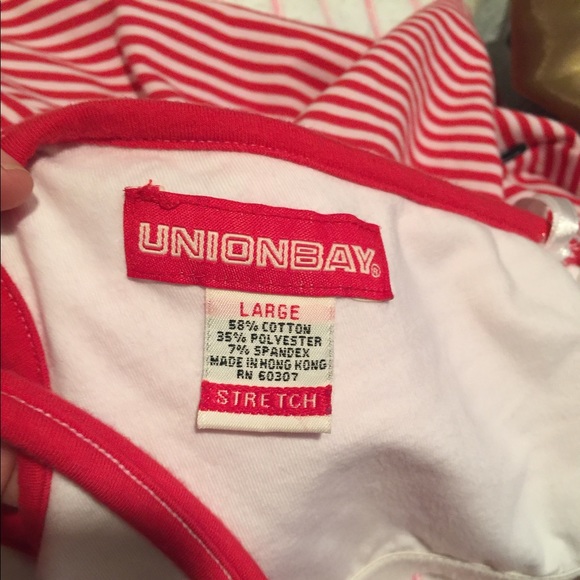 Red and White Stripes Tank Tee - Picture 7 of 7