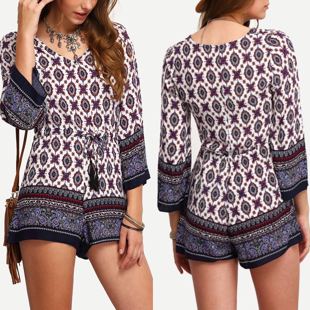 Tribal Tassel Romper