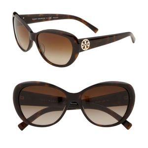 Brand New Tory Burch Tortoise Sunglasses with Case
