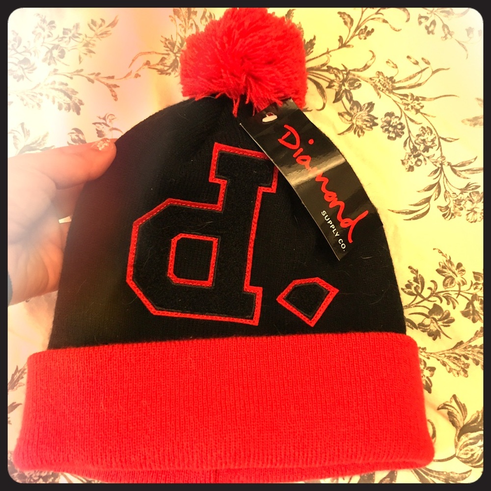 Diamond beenie, comes with diamond sticker.