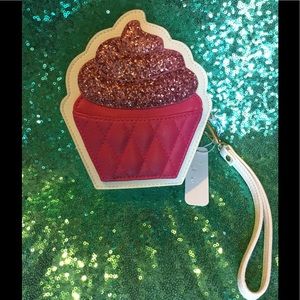 Fun Pink Cupcake Wristlet