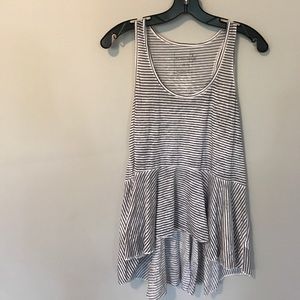 Free People High Low Striped Tank