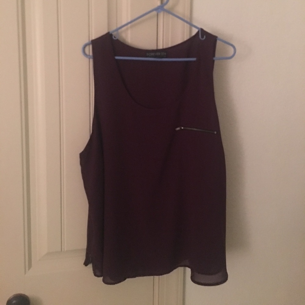 Dark purple top