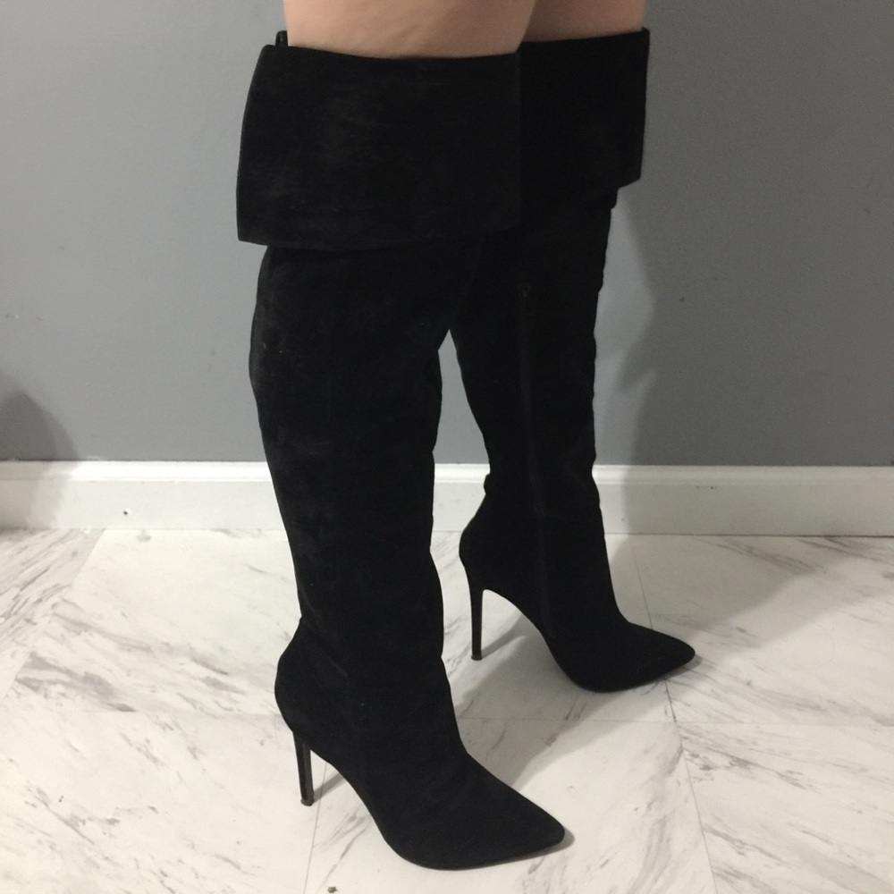 Thigh High Black Boots