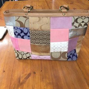 Authentic Coach Patchwork Purse