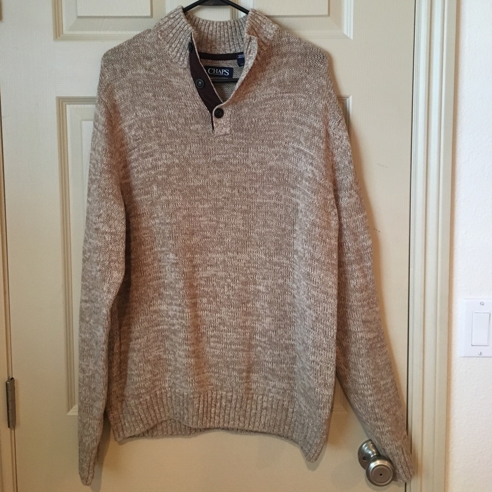 Men's sweater with elbow patches!