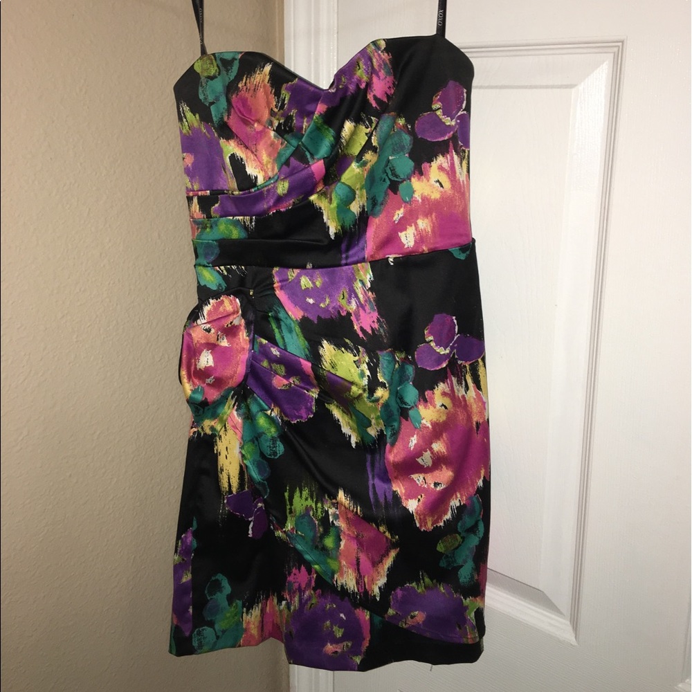 Strapless party dress