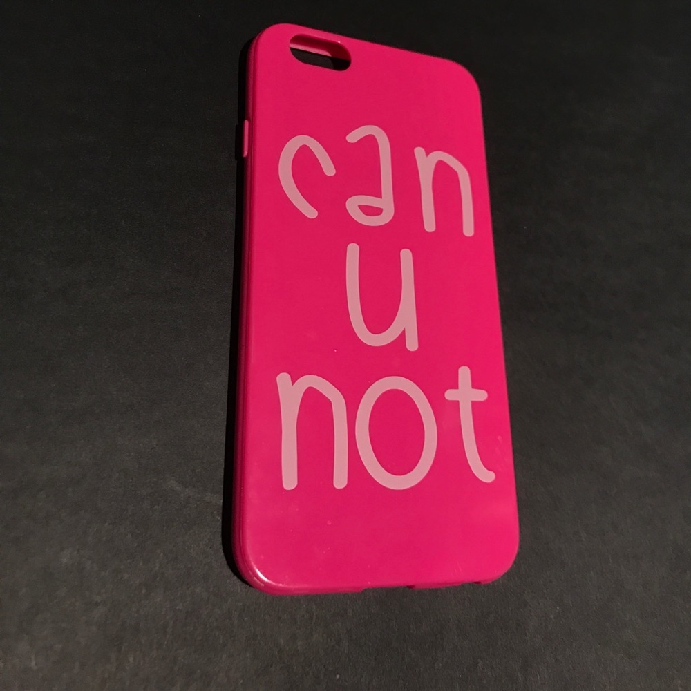 Hot pink rubberized iPhone 6 case