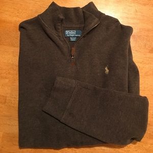 Polo quarter zip sweater