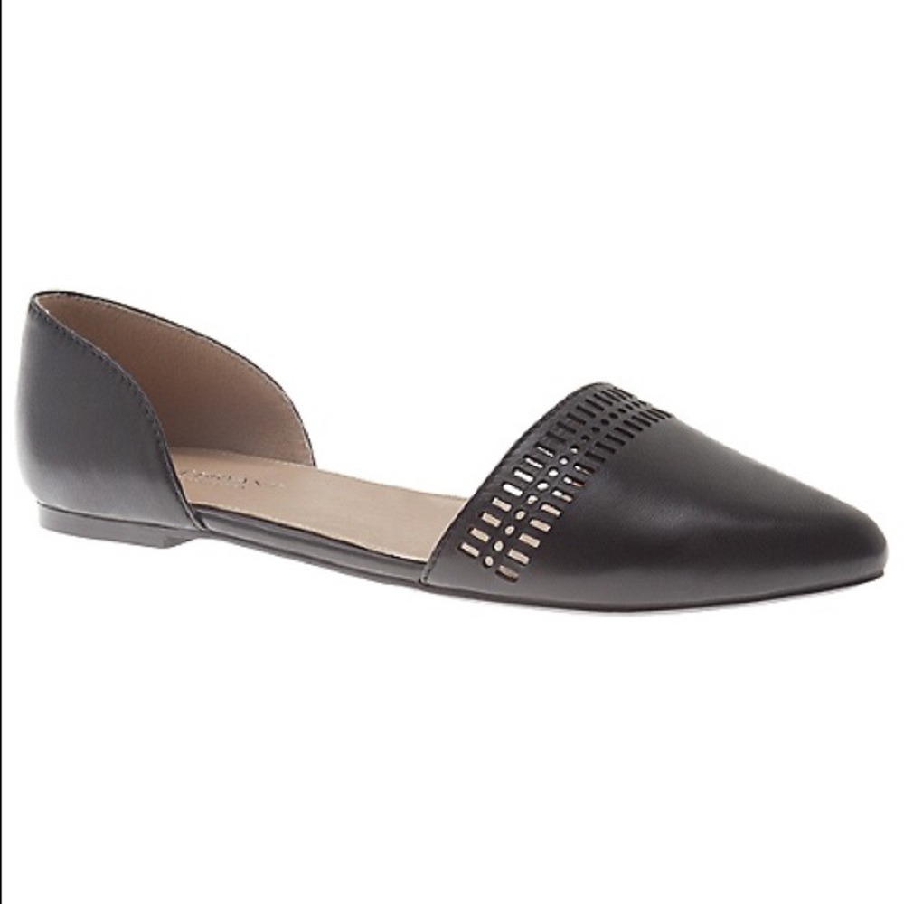 Black flats. .