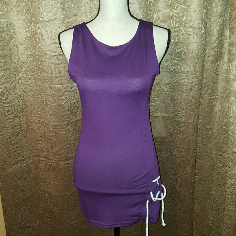 Sleeveless mini dress