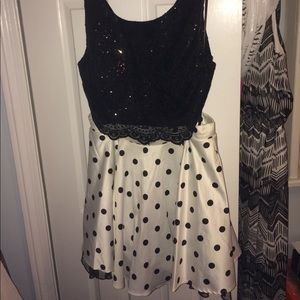 Two piece homecoming dress