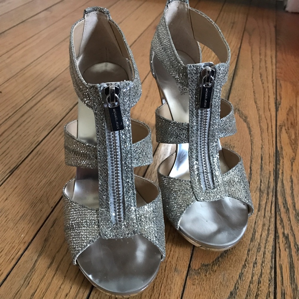 Michael Kors T-Strap Evening Sandals