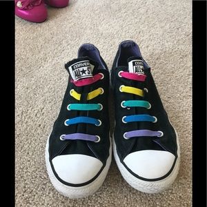 Converse kids rainbow laces