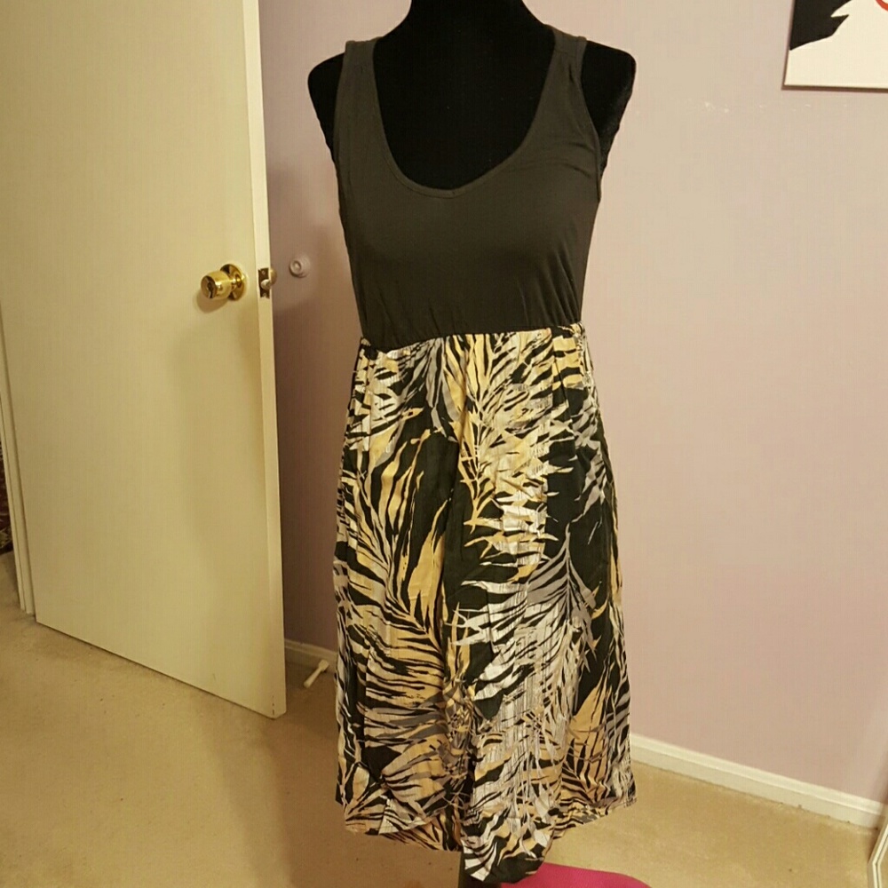 Mid length wrap dress
