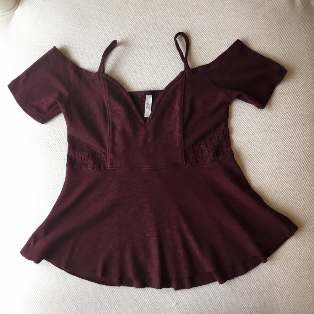 Free People Off The Shoulder Top, Removable straps