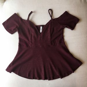 Free People Off The Shoulder Top, Removable straps