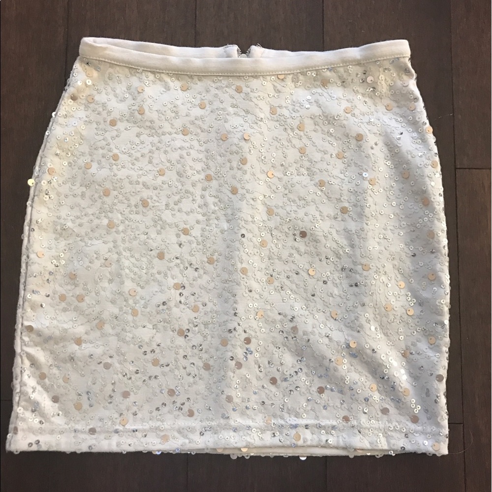 💐SALE: Gorgeous Cream Sequined Mini