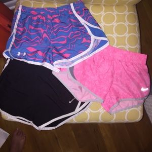 Under Armour and Nike athletic shorts (bundle)