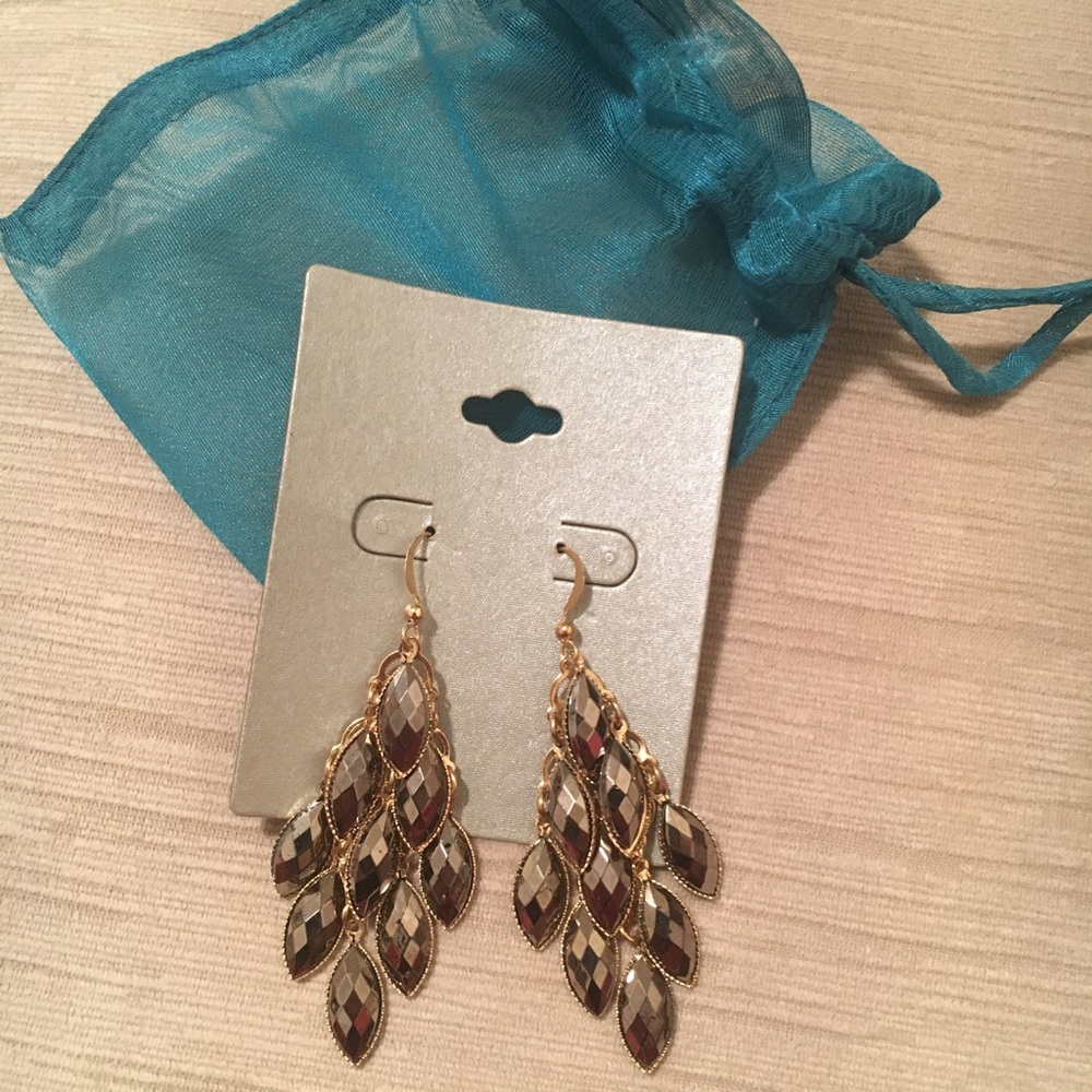 Metallic Statement Earrings