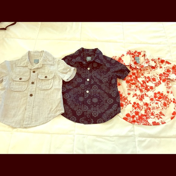 3 Gap Boys Button ups - Picture 1 of 4