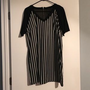 Striped tshirt dress