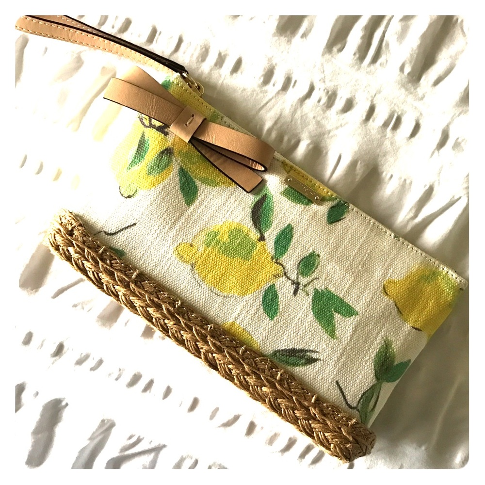 Kate Spade Capri Espadrille Lila Wristlet Pouch