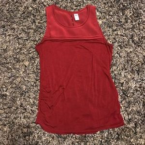 Maroon Maternity Top