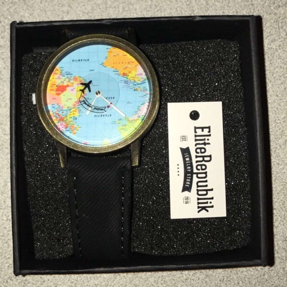 World map watch