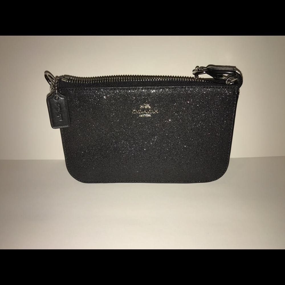 PRICE DROP! Coach Nolita 19 Large Glitter Wristlet