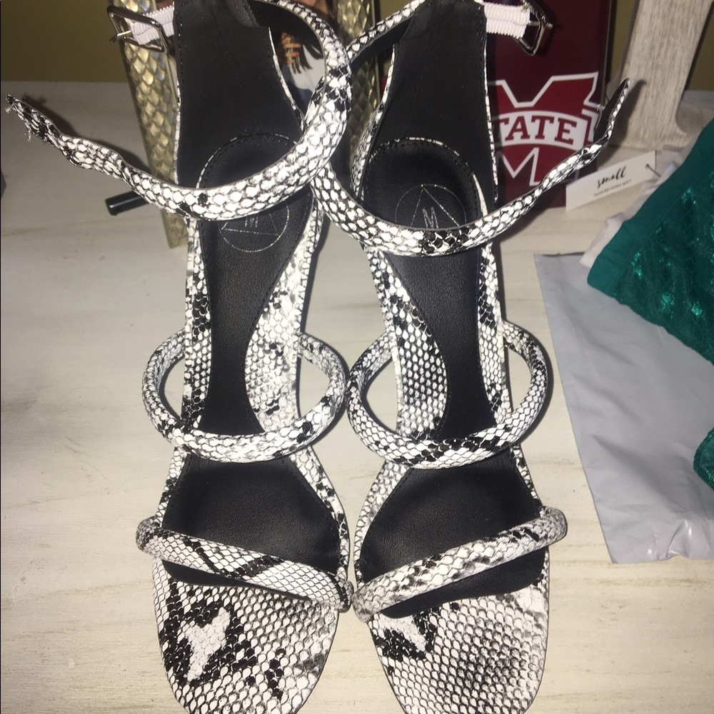 Snake skin heels