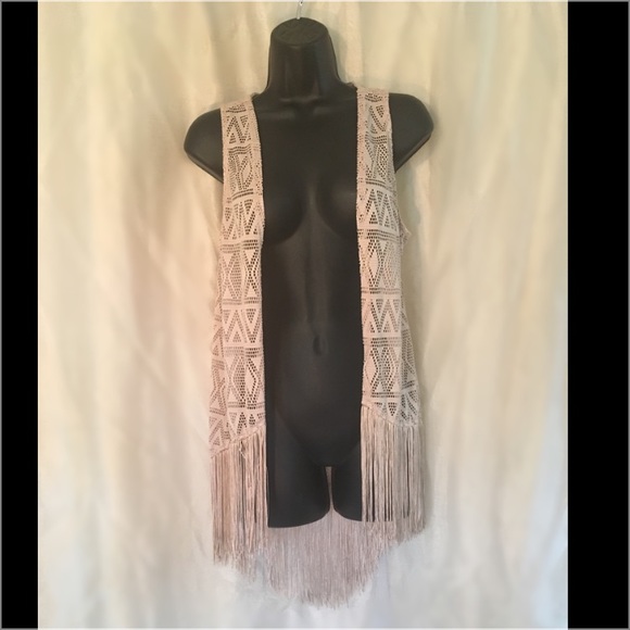 Eyeshadow Summer Vest💄Size Small~Knitted & Shag - Picture 2 of 4