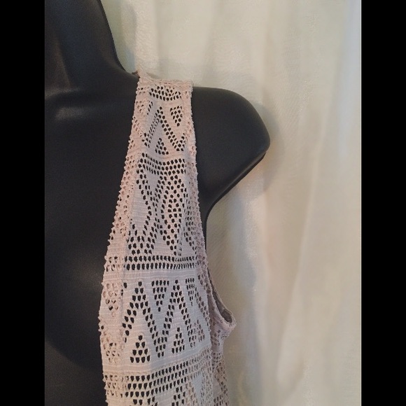 Eyeshadow Summer Vest💄Size Small~Knitted & Shag - Picture 4 of 4