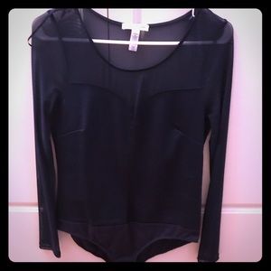 NWOT Shear bodysuit