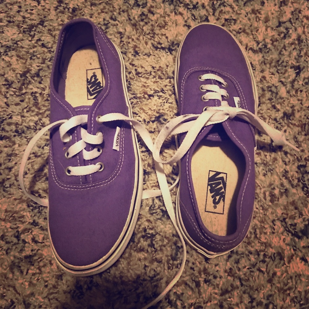 Vans- Purple Skate Shoes