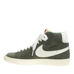 J. Crew Nike Suede Blazer Mid Vintage Sneakers