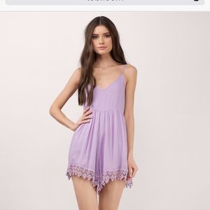 Moving Sale!!!! NWT lavender Tobi romper