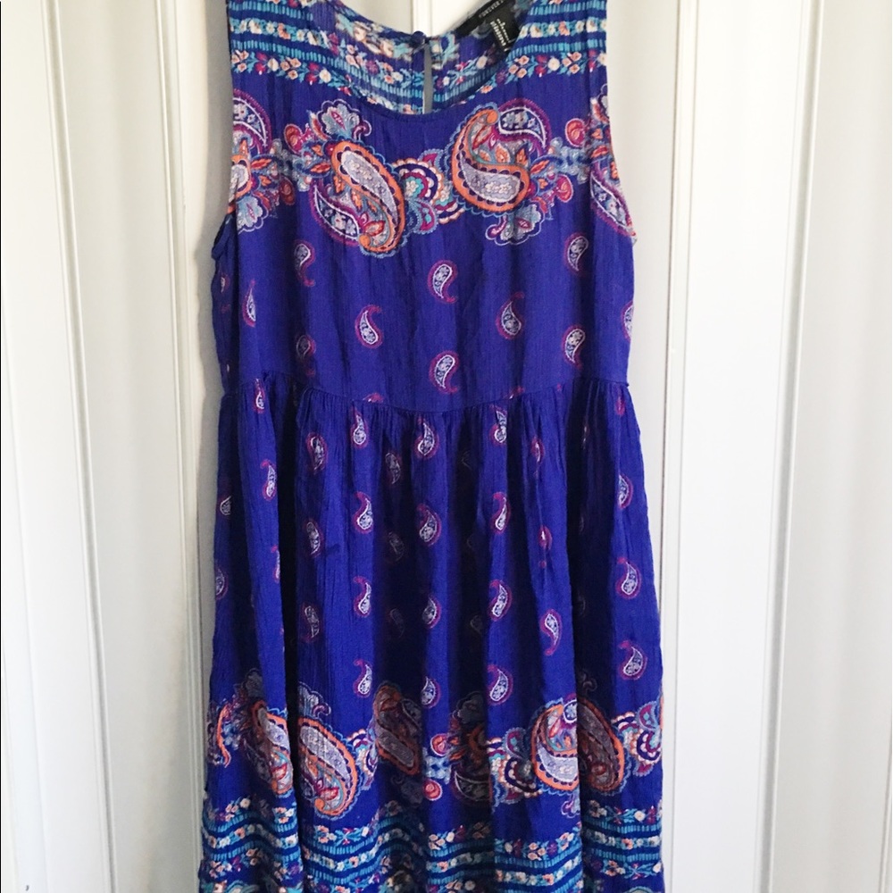 Paisley Printed Dress