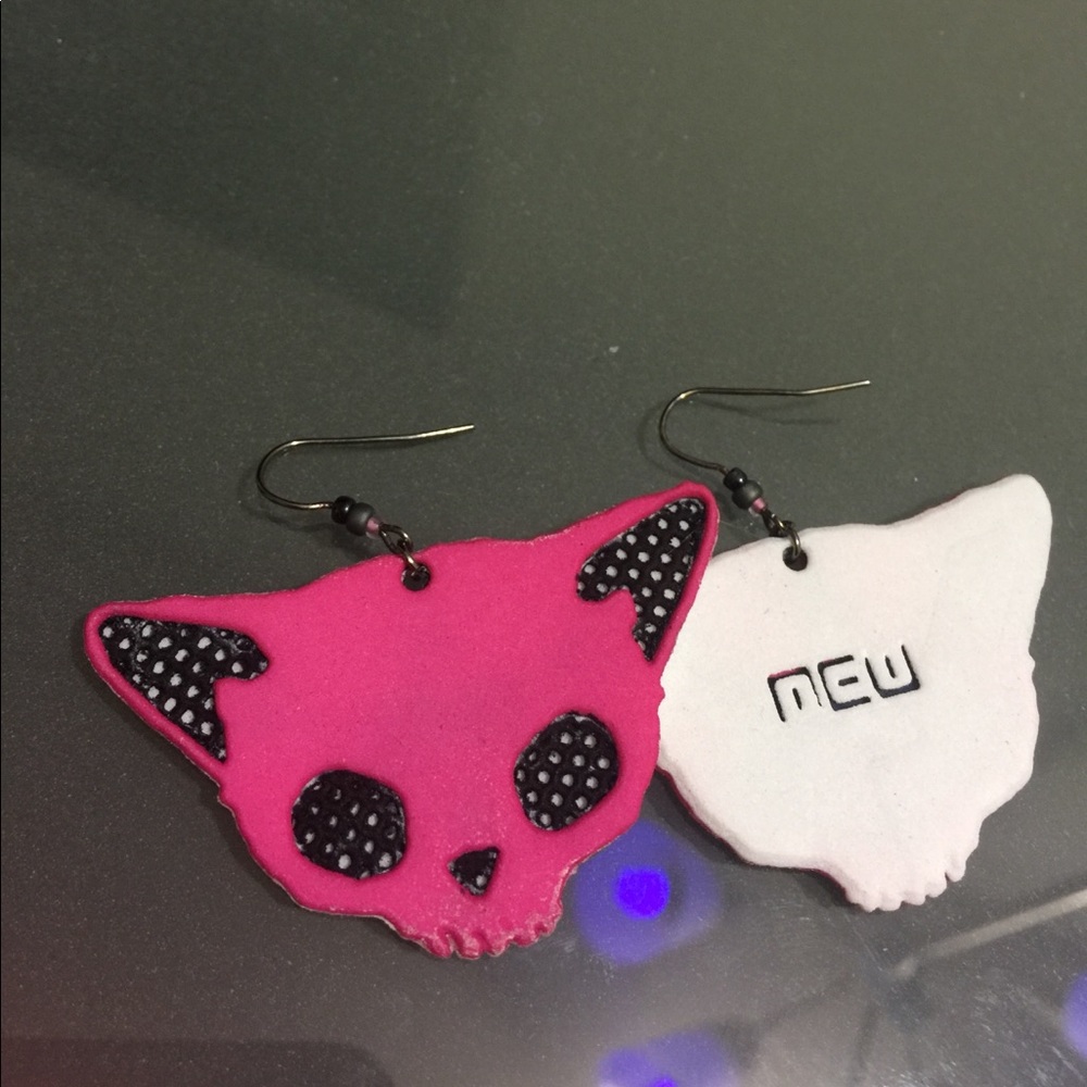KittySkull earrings