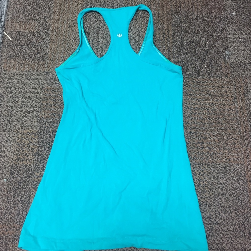 lululemon teal racerback tank