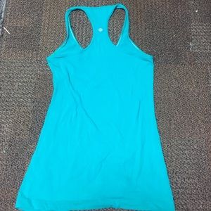 lululemon teal racerback tank