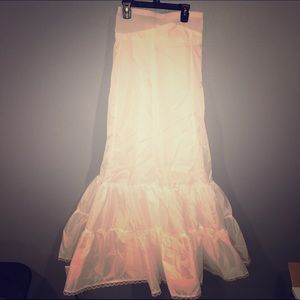 David's Bridal Fit & Flare Slip, 8