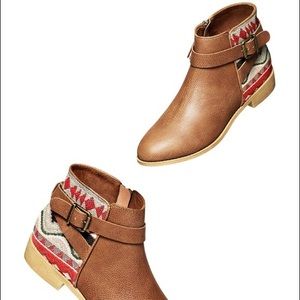 H&M tribal booties (coachella line)