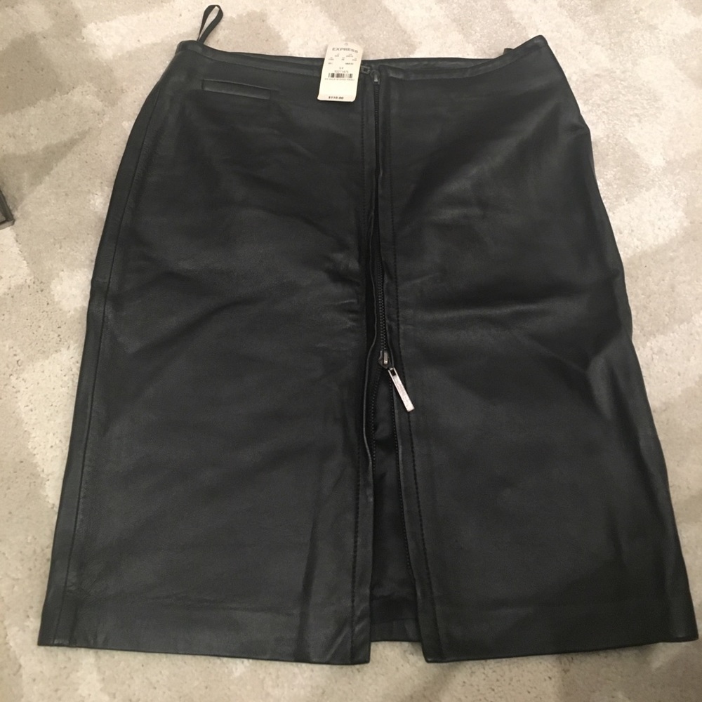 NEW Genuine Leather Pencil Skirt