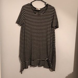 Striped tshirt dress