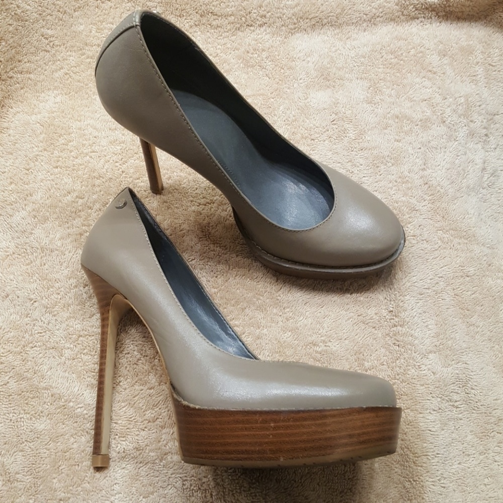 Calvin Klein platform pumps