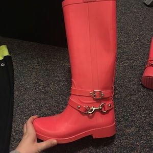 Coach rain boots