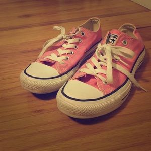 Pink converse.