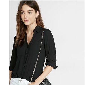 LAST CHANCE* Black Express Portofino shirt