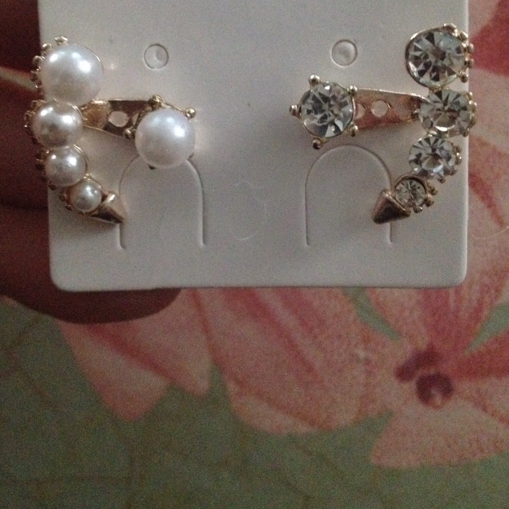 Ear Jacket Earrings - Picture 2 of 3